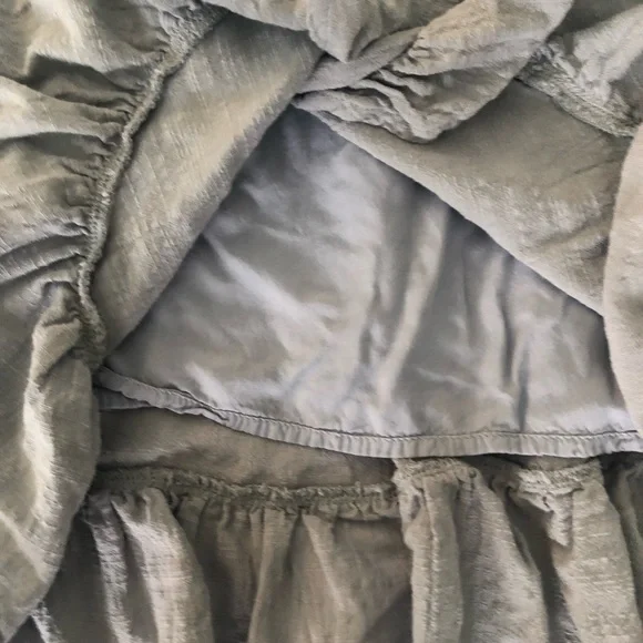 PacSun Lottie Moss light blue ruffle mini dress - Picture 13 of 14